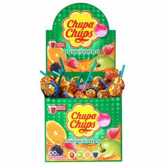 Карамель CHUPA CHUPS (Чупа-Чупс) фруктовая с соком + кола, 12 г, 61888 за 15 ₽. Леденцы, карамель и драже. Доставка по России. Без переплат!
