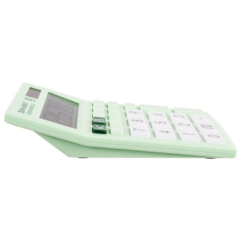 Калькулятор настольный BRAUBERG ULTRA PASTEL-12-LG (192x143 мм), 12 разрядов, двойное питание, МЯТНЫЙ, 250504 за 884 ₽. Калькуляторы настольные. Доставка по России. Без переплат!