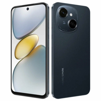 Смартфон TECNO SPARK GO1, 2 SIM, 6,67", 4.5G, 13/8 Мп, 4/128 ГБ, черный, пластик, TCN-KL4.4.128.BK за 12 196 ₽. Смартфоны. Доставка по России. Без переплат!