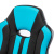 Кресло компьютерное BRABIX "Stripe GM-202", экокожа, черное/голубое, 532509 за 7&nbsp;197 ₽. Кресла игровые. Доставка по России. Без переплат!