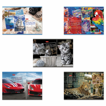 Альбом для рисования А4 48 л., скоба, обложка картон, HATBER, 205х290 мм, Ассорти, 062541, 48А4В за 107 ₽. Альбомы и папки для рисования. Доставка по России. Без переплат!