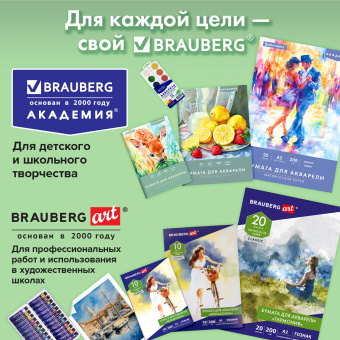 Папка для акварели БОЛЬШАЯ А3, 297х420 мм, 10 листов, 180 г/м2, BRAUBERG АКАДЕМИЯ (ДЭК), "Дружба", 117740 за 128 ₽. Альбомы и бумага для акварели и масла. Доставка по России. Без переплат!