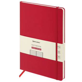 Блокнот БОЛЬШОЙ ФОРМАТ (180х250 мм) В5, BRAUBERG ULTRA, балакрон, 80 г/м2, 96 л., клетка, красный, 113062 за 444 ₽. Бизнес-блокноты и бизнес-тетради. Доставка по России. Без переплат!