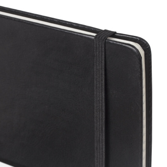 Блокнот А5 (148x218 мм), BRAUBERG "Metropolis Special", под кожу, 80 л., резинка, клетка, черный, 111577 за 451 ₽. Бизнес-блокноты и бизнес-тетради. Доставка по России. Без переплат!