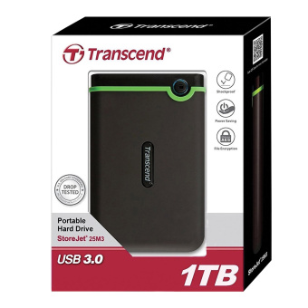 Внешний жесткий диск TRANSCEND StoreJet 25M3S 1TB, 2.5", USB 3.0, серый, TS1TSJ25M3S за 12 102 ₽. Внешние жесткие диски и SSD. Доставка по России. Без переплат!