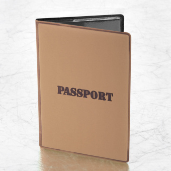 Обложка для паспорта, мягкий полиуретан, "PASSPORT", коричневая, STAFF, 238406 за 119 ₽. Обложки для паспорта. Доставка по России. Без переплат!