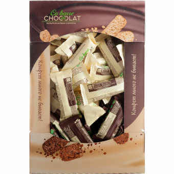 Конфеты мультизлаковые CO BARRE DE CHOCOLAT, ассорти в белой и темной глазури, 900 г за 960 ₽. Конфеты фасованные. Доставка по России. Без переплат!