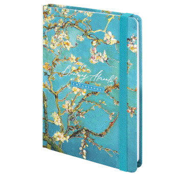 Ежедневник недатированный с резинкой А5 (145х203 мм), BRAUBERG, твердый, фольга, 128 л., "Almond", 114568 за 256 ₽. Ежедневники с твердой обложкой. Доставка по России. Без переплат!