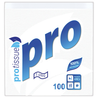 Салфетки бумажные 100 шт., 24х24 см, PROtissue COMFORT, белые, 100% целлюлоза, С184 за 61 ₽. Салфетки столовые. Доставка по России. Без переплат!