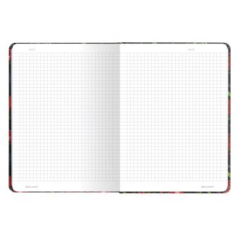 Блокнот с резинкой в клетку 96 л., А5 (145х203 мм), твердая обложка с фольгой, BRAUBERG, "Гранаты", 113730 за 243 ₽. Блокноты в книжном переплете. Доставка по России. Без переплат!