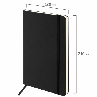 Блокнот А5 (130х210 мм), BRAUBERG ULTRA, балакрон, 80 г/м2, 96 л., в точку, черный, 113040 за 492 ₽. Бизнес-блокноты и бизнес-тетради. Доставка по России. Без переплат!