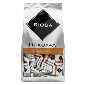 Шоколад порционный RIOBA Молочный 32%, 800 г, пакет, 366305 за 1 989 ₽. Шоколад. Доставка по России. Без переплат!