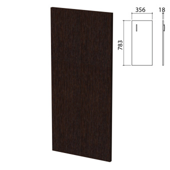 Дверь ЛДСП низкая "Приоритет" (356х18х783 мм), БЕЗ ФУРНИТУР, венге, К-936, К-936 венге за 1&nbsp;373 ₽. Набор мебели "Приоритет". Доставка по России. Без переплат!