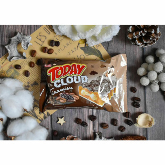 Пирожное TODAY со вкусом тирамису 40 г, ТУРЦИЯ, в шоу-боксе, 1380 за 59 ₽. Торты, пирожные, пироги. Доставка по России. Без переплат!