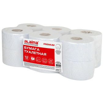 Бумага туалетная 150 м, LAIMA (Система T2) PREMIUM, 2-слойная, белая с ЦВЕТНЫМ ТИСНЕНИЕМ, КОМПЛЕКТ 12 рулонов, 112516 за 2&nbsp;178 ₽. Туалетная бумага профессиональная. Доставка по России. Без переплат!