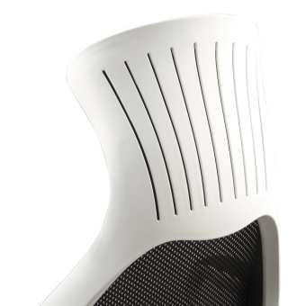 Кресло офисное BRABIX PREMIUM "Genesis EX-517", пластик белый, ткань/экокожа/сетка черная, 531573 за 13 853 ₽. Кресла современного дизайна. Доставка по России. Без переплат!
