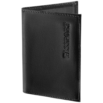 Обложка для паспорта натуральная кожа галант, "PASSPORT", черная, BRAUBERG, 237179 за 305 ₽. Обложки для паспорта. Доставка по России. Без переплат!