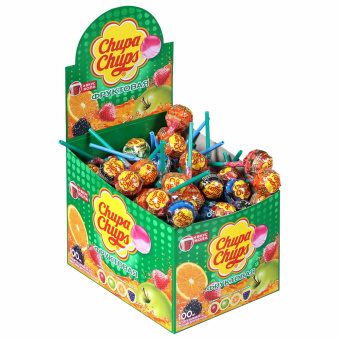 Карамель CHUPA CHUPS (Чупа-Чупс) фруктовая с соком + кола, 12 г, 61888 за 15 ₽. Леденцы, карамель и драже. Доставка по России. Без переплат!