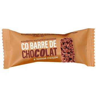 Конфеты мультизлаковые CO BARRE DE CHOCOLAT с темной глазурью, 1000 г за 930 ₽. Конфеты фасованные. Доставка по России. Без переплат!