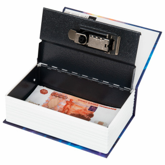 Сейф-книга "Идиот", 55х115х180 мм, кодовый замок, BRAUBERG, 291354 за 958 ₽. Сейф-книги. Доставка по России. Без переплат!