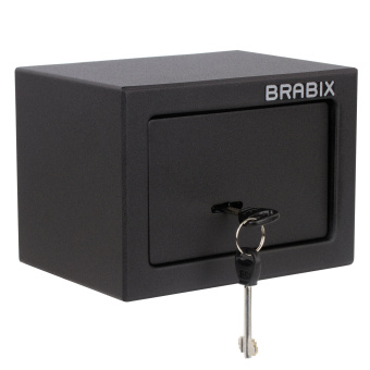 Сейф мебельный BRABIX "SF-140KL", 140х195х140 мм, ключевой замок, черный, 291140, S103BR210114 за 3&nbsp;479 ₽. Сейфы мебельные, офисные. Доставка по России. Без переплат!