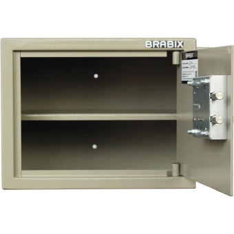 Сейф мебельный BRABIX "D-24m", 240х310х260 мм, 7 кг, ключевой замок, крепление к стене, 291162 за 5&nbsp;800 ₽. Сейфы мебельные, офисные. Доставка по России. Без переплат!