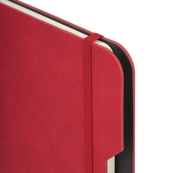 Блокнот А5 (162х218 мм), BRAUBERG "NOTE", под кожу софт-тач, с резинкой, 80 л., клетка, красный, 113439 за 484 ₽. Бизнес-блокноты и бизнес-тетради. Доставка по России. Без переплат!