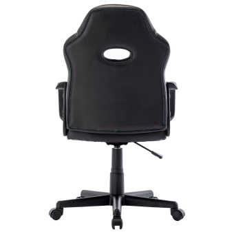 Кресло компьютерное BRABIX "Stripe GM-202", экокожа, черное/голубое, 532509 за 7&nbsp;197 ₽. Кресла игровые. Доставка по России. Без переплат!
