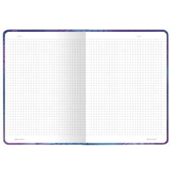 Блокнот с резинкой в клетку 96 л., А5, 145х203 мм, твердая обложка с фольгой, BRAUBERG, "Glow", 113729 за 243 ₽. Блокноты в книжном переплете. Доставка по России. Без переплат!