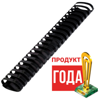Пружины пластиковые для переплета, КОМПЛЕКТ 50 шт., 51 мм (для сшивания 411-450 л.), черные, BRAUBERG, 530934 за 1 504 ₽. Пружины для переплета. Доставка по России. Без переплат!
