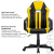 Кресло компьютерное BRABIX "Stripe GM-202", экокожа, черное/желтое, 532510 за 6&nbsp;797 ₽. Кресла игровые. Доставка по России. Без переплат!