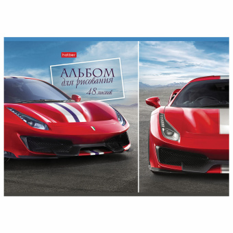 Альбом для рисования А4 48 л., скоба, обложка картон, HATBER, 205х290 мм, Ассорти, 062541, 48А4В за 107 ₽. Альбомы и папки для рисования. Доставка по России. Без переплат!