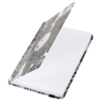 Блокнот с резинкой в клетку 96 л., МАЛЫЙ ФОРМАТ А6 (109х148 мм), твердая обложка, BRAUBERG, "Часы", 113737 за 159 ₽. Блокноты в книжном переплете. Доставка по России. Без переплат!