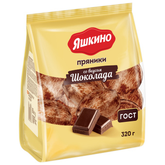 Пряники ЯШКИНО "Шоколадные" мягкие в двойной глазури, 350 г, ЯП901 за 176 ₽. Вафли, пряники. Доставка по России. Без переплат!