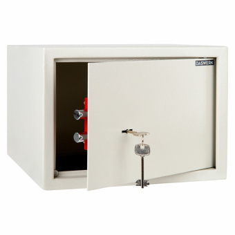 Сейф мебельный DASWERK (ДАСВЕРК) SC-250KL (250х350х250 мм), ключевой замок, бежевый, 291344 за 4&nbsp;655 ₽. Сейфы мебельные, офисные. Доставка по России. Без переплат!