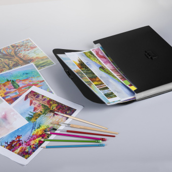 Портфель пластиковый STAFF А4 (330х235х36 мм), 7 отделений, индексные ярлыки, черный, 229243 за 323 ₽. Портфели пластиковые. Доставка по России. Без переплат!