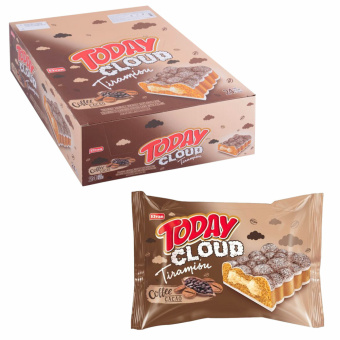 Пирожное TODAY со вкусом тирамису 40 г, ТУРЦИЯ, в шоу-боксе, 1380 за 59 ₽. Торты, пирожные, пироги. Доставка по России. Без переплат!