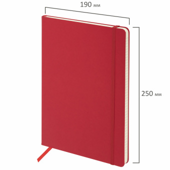 Блокнот БОЛЬШОЙ ФОРМАТ (180х250 мм) В5, BRAUBERG ULTRA, балакрон, 80 г/м2, 96 л., клетка, красный, 113062 за 444 ₽. Бизнес-блокноты и бизнес-тетради. Доставка по России. Без переплат!