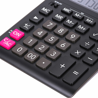 Калькулятор настольный CASIO GR-12-W (209х155 мм), 12 разрядов, двойное питание, черный, европодвес, GR-12-W-EP за 1 711 ₽. Калькуляторы настольные. Доставка по России. Без переплат!