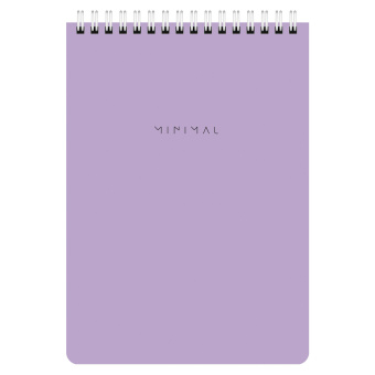 Блокнот А5 146х206 мм, 60 л., гребень, картон, жесткая подложка, клетка, BRAUBERG "Minimal Pastel", 116427 за 67 ₽. Блокноты. Доставка по России. Без переплат!