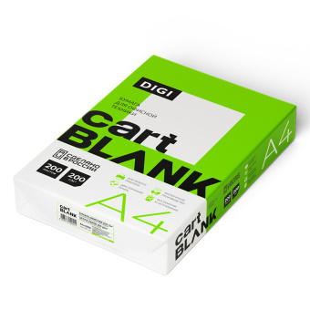 Бумага для цветной лазерной печати А4, ПЛОТНАЯ 200 г/м2, 200 л., CARTBLANK DIGI, 145% (CIE) за 764 ₽. Бумага для цветной лазерной печати. Доставка по России. Без переплат!