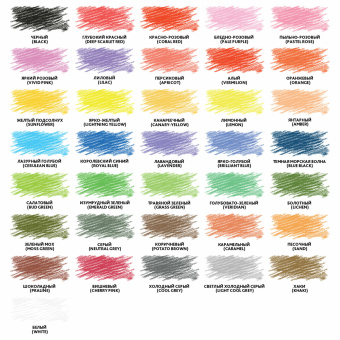Карандаши цветные BRAUBERG PREMIUM, 36 цветов, шестигранные, грифель 3,3 мм, 181659 за 350 ₽. Карандаши цветные. Доставка по России. Без переплат!