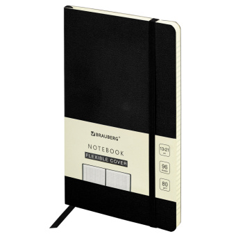 Блокнот А5 (130х210 мм), BRAUBERG ULTRA, под кожу, 80 г/м2, 96 л., клетка, черный, 113004 за 448 ₽. Бизнес-блокноты и бизнес-тетради. Доставка по России. Без переплат!