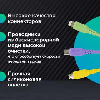Кабель для зарядки 3 в 1 USB 2.0-Micro USB/Type-C/Lightning, 1 м, SONNEN, медь, 513562 за 295 ₽. Кабели USB 3 в 1. Доставка по России. Без переплат!