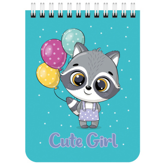 Блокнот МАЛЫЙ ФОРМАТ А6 108х145 мм, 40 л., гребень, картон, клетка, BRAUBERG KIDS, "Зверята", 114395 за 28 ₽. Блокноты. Доставка по России. Без переплат!