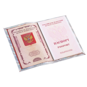 Обложка для паспорта натуральная кожа кайман, "PASSPORT", серебристая, STAFF "Profit", 237206 за 306 ₽. Обложки для паспорта. Доставка по России. Без переплат!