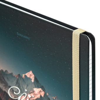 Блокнот с резинкой в клетку 96 л., БОЛЬШОЙ ФОРМАТ А4 204х299 мм, BRAUBERG, "Landscape", 115531 за 358 ₽. Блокноты в книжном переплете. Доставка по России. Без переплат!