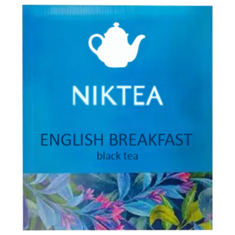 Чай NIKTEA "English Breakfast" черный, 25 пакетиков в конвертах по 2 г, TALTHA-DP0082 за 199 ₽. Чай пакетированный. Доставка по России. Без переплат!
