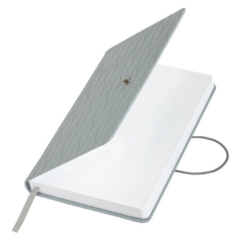 Ежедневник недатированный А5 138х213 мм, BRAUBERG "Braided", под кожу, гвоздик 160 л., серо-голубой, 116599 за 447 ₽. Ежедневники с покрытием "под кожу и ткань". Доставка по России. Без переплат!