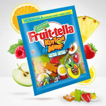 Мармелад жевательный FRUITTELLA "Крутой Микс", 850 г за 1 044 ₽. Зефир, мармелад, пастила, шербет, нуга. Доставка по России. Без переплат!